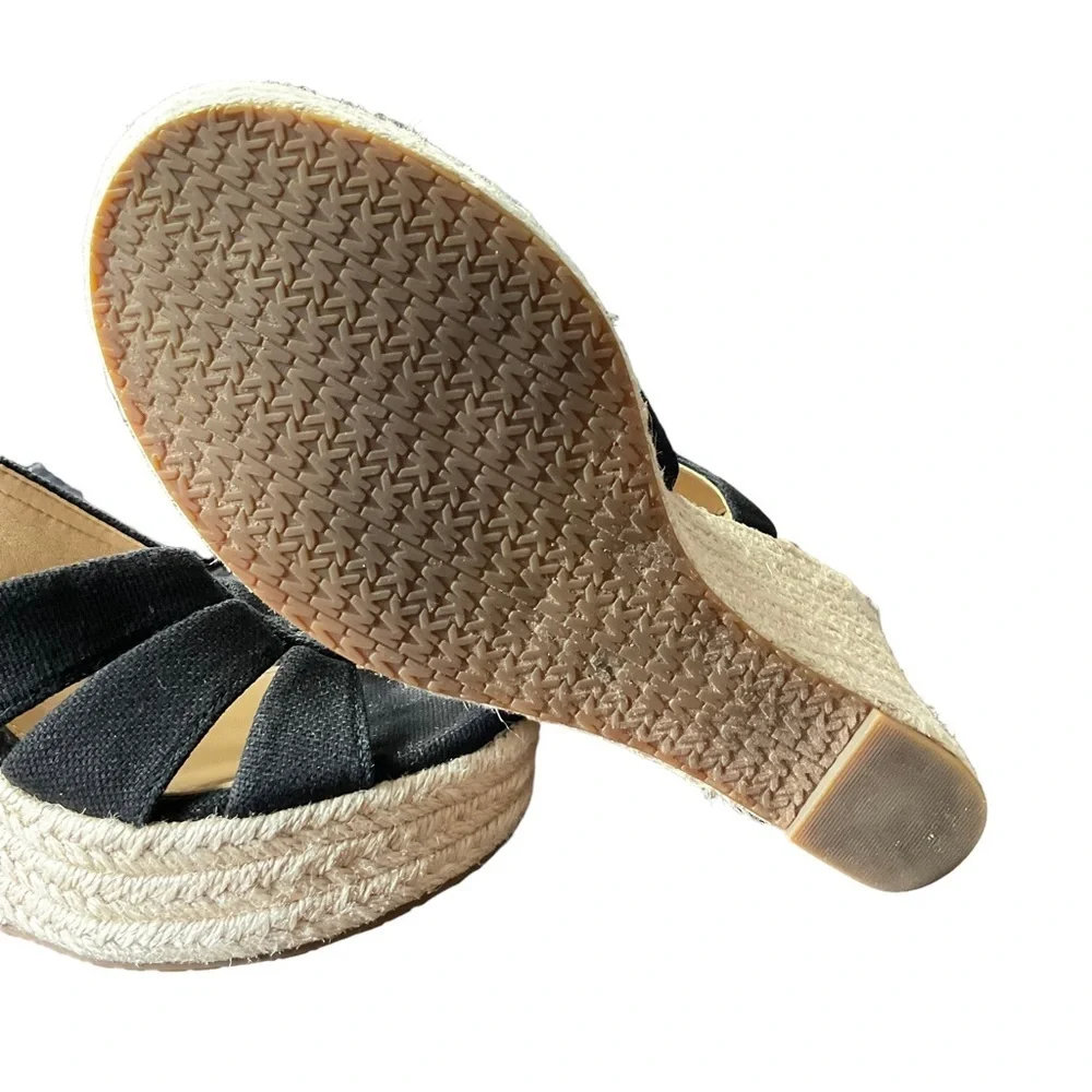 Michael Kors Black Berkley Wedge 7.5